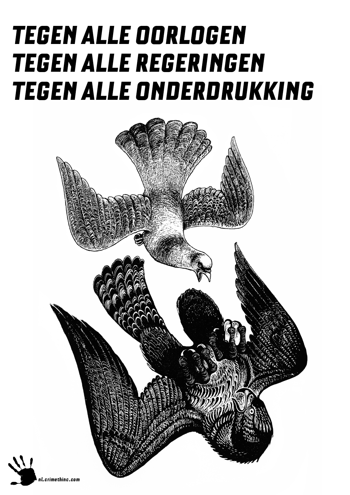 Photo of ‘Tegen alle oorlogen’ front side