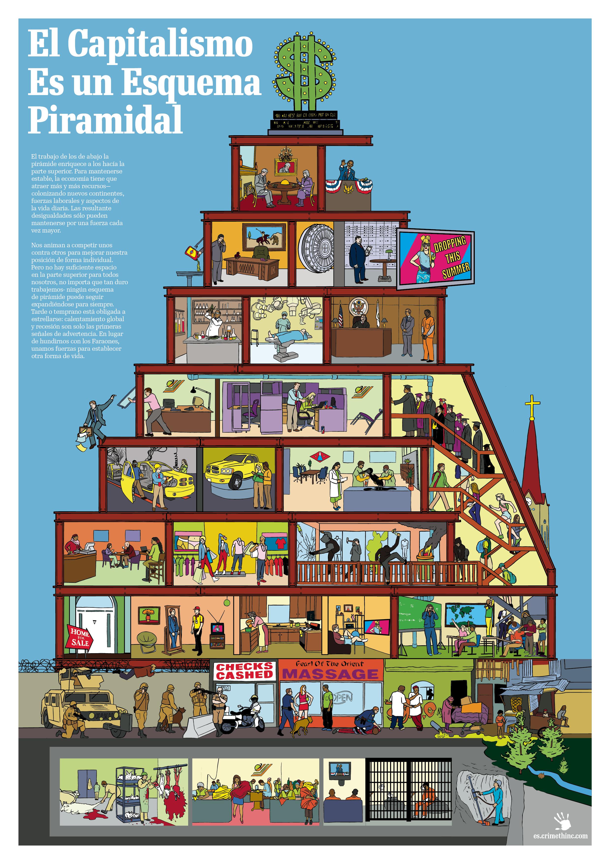 Photo of ‘El Capitalismo Es un Esquema Piramidal’ front side