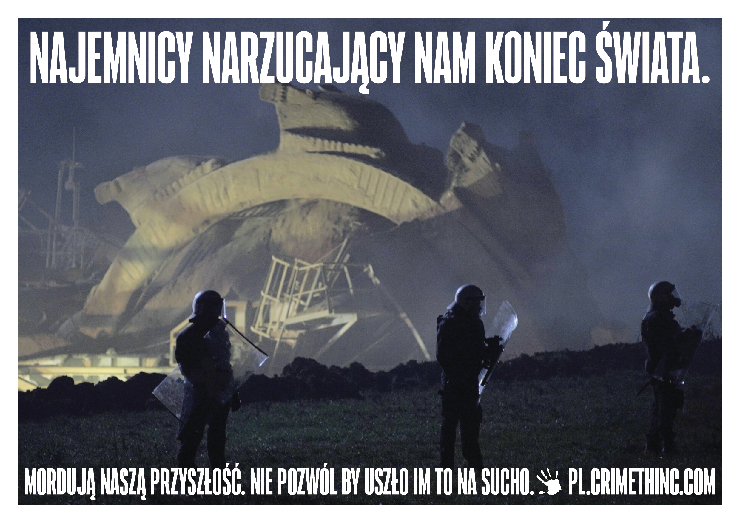 Photo of ‘Najemnicy narzucający nam koniec świata.’ front side
