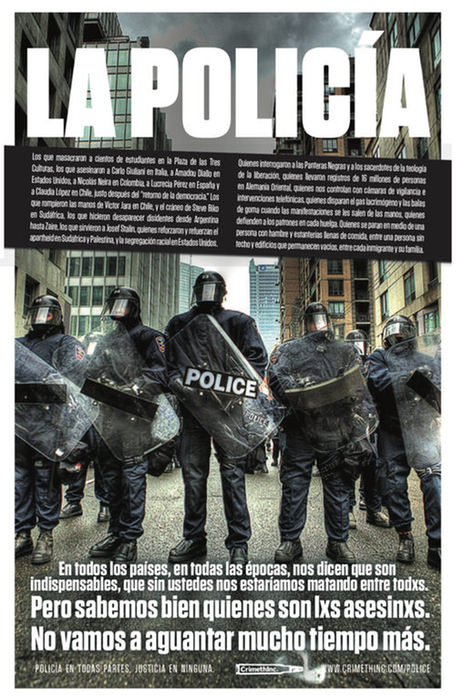 Photo of ‘La Policia’ front side