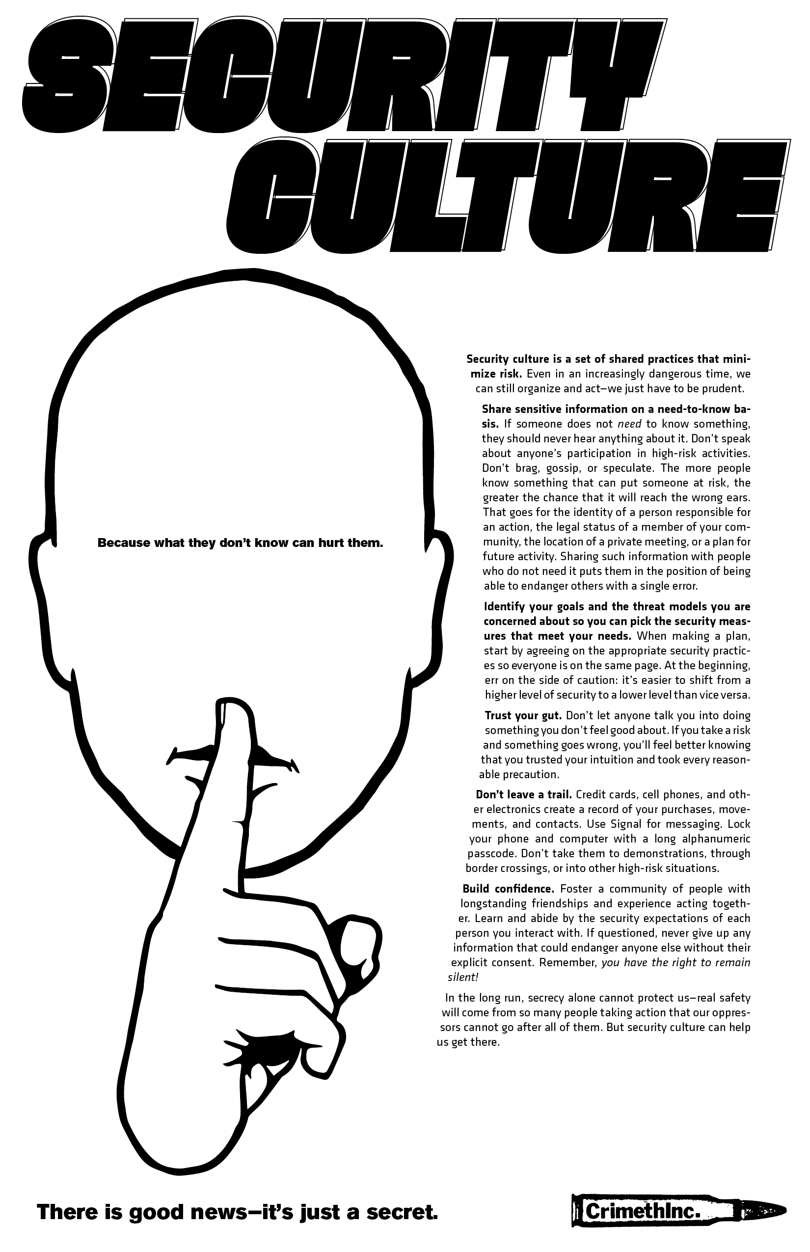 Photo of ‘Security Culture’ front side