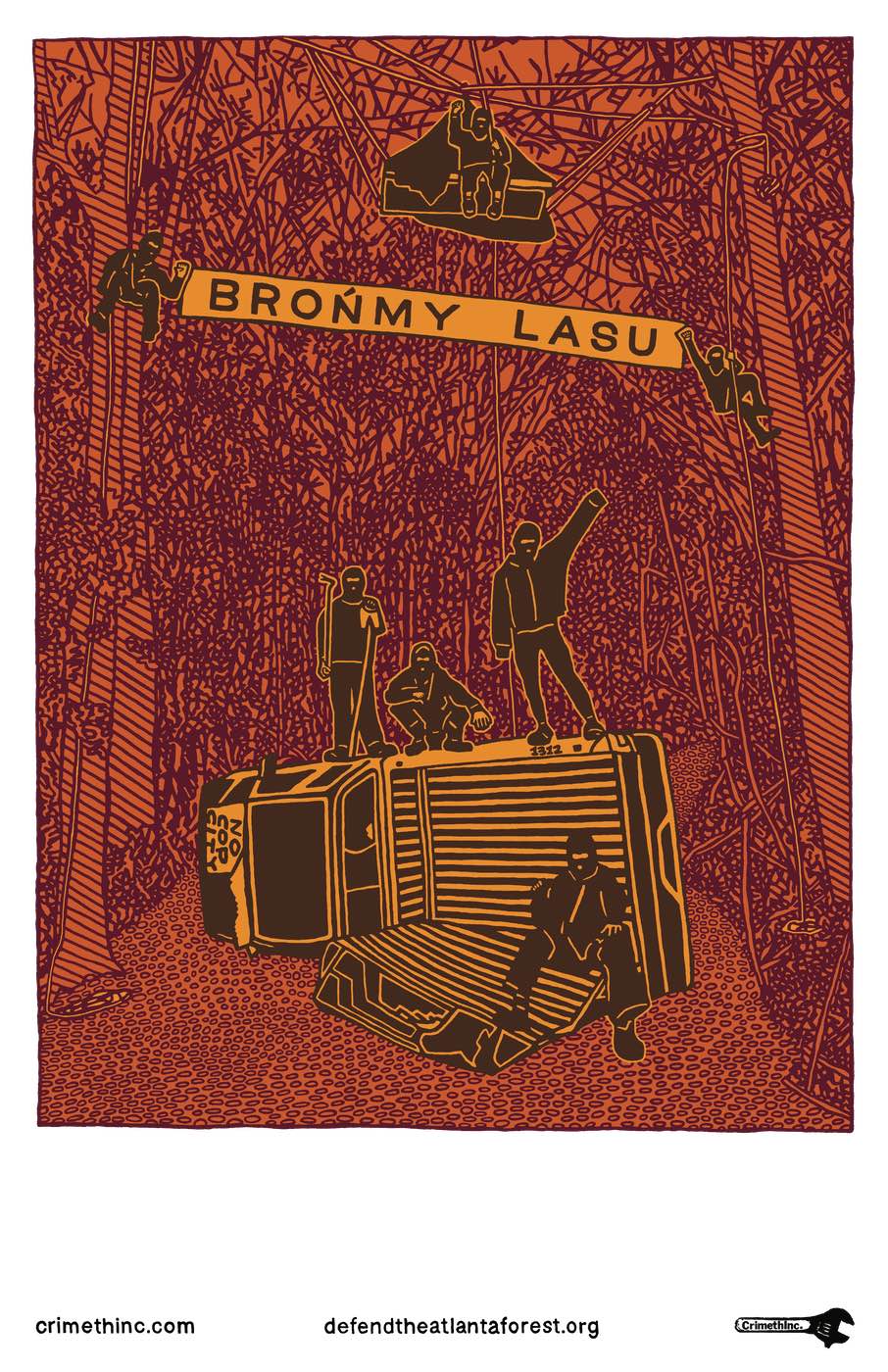 Photo of ‘Brońmy lasu’ front side