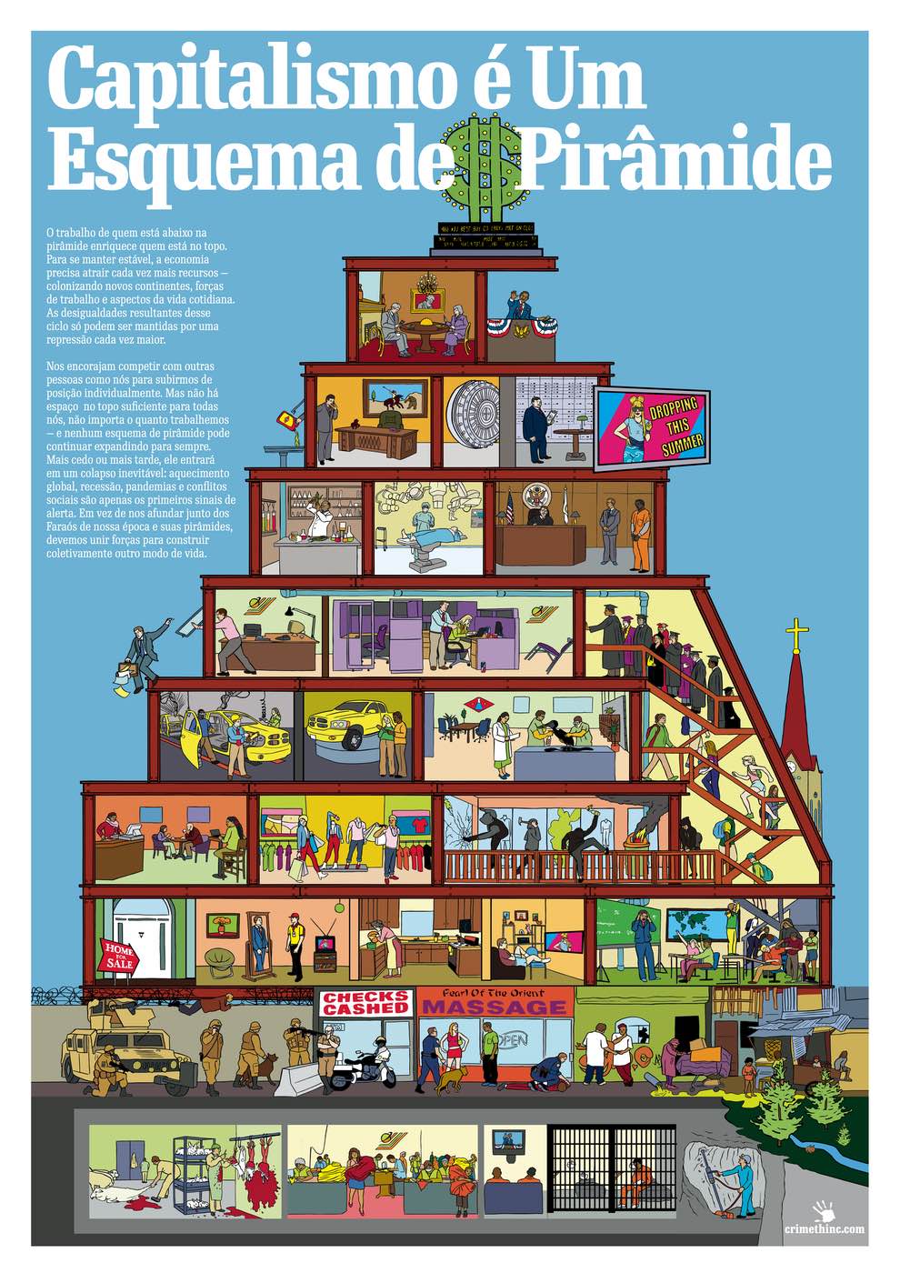 Photo of ‘Capitalismo é um Esquema de Pirâmide’ front side