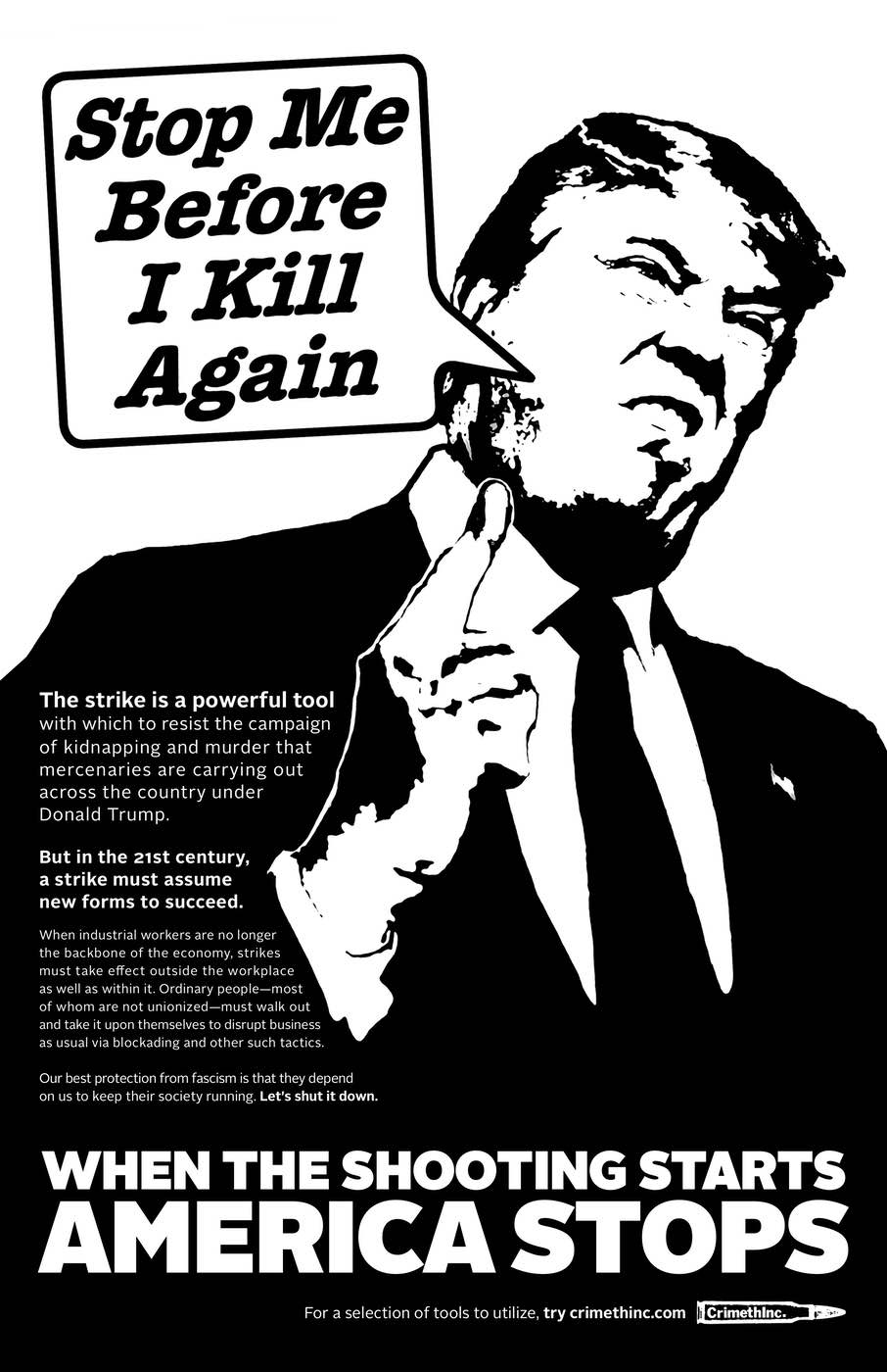 Photo of ‘Stop Me Before I Kill Again (Trump edition)’ front side