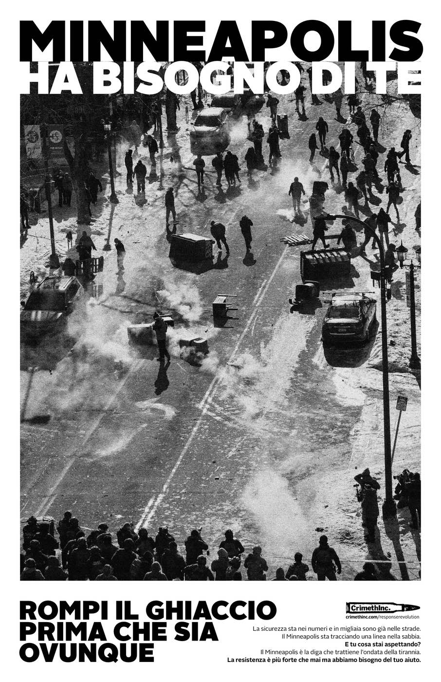 Foto di ‘Minneapolis Ha Bisogno Di Te / Tutti Davanti’ fronte