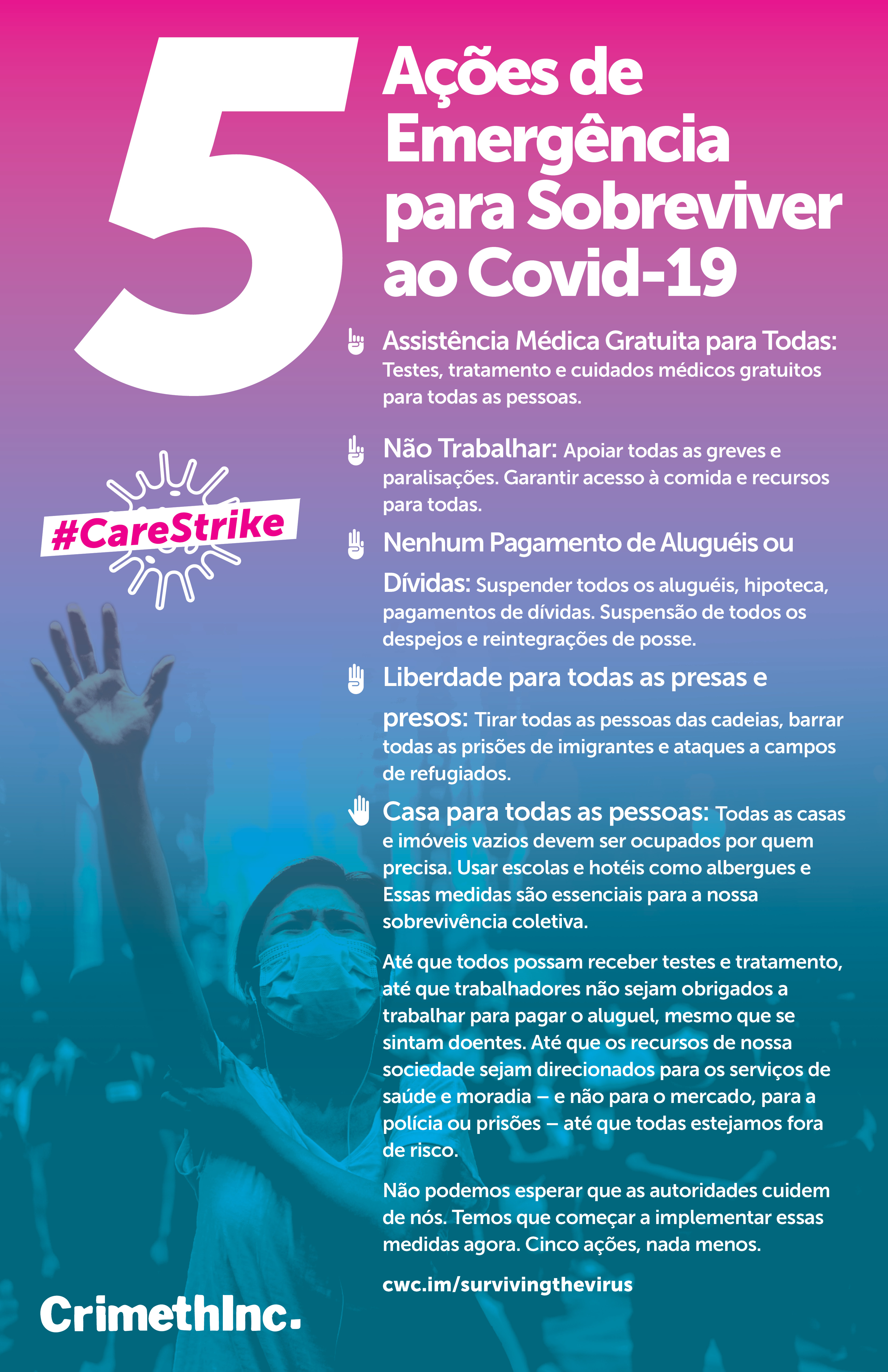 Photo of ‘Cinco ações de emergência para sobreviver ao COVID-19’ front side