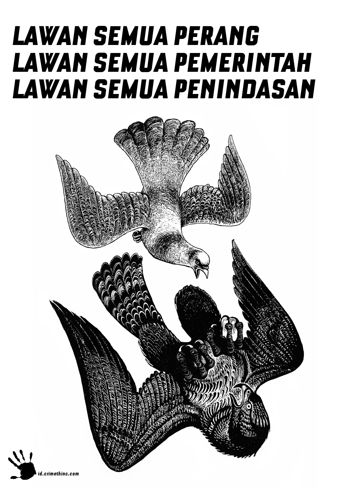 Photo of ‘Lawan Semua Perang’ front side